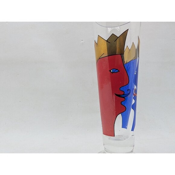 Rare Ritzenhoff Shot Glass 4.5” Schnapps by Artist Ambrogio Pozzi 1997 READ - Picture 4 of 12